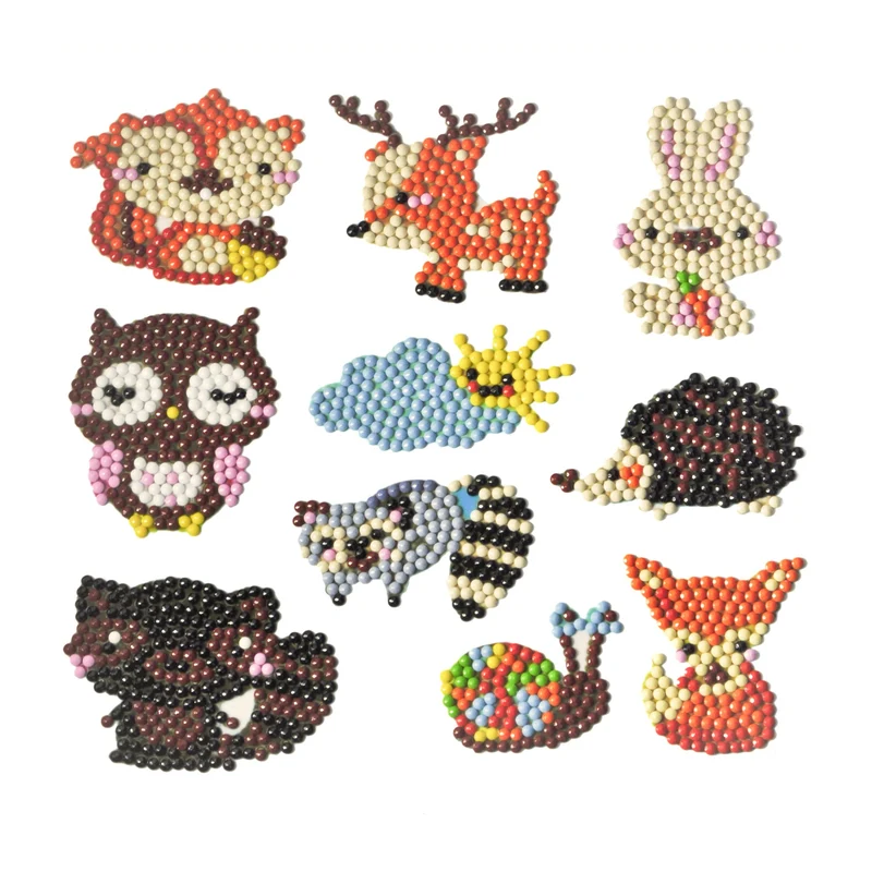 Diamond Painting Sticker Set - Waldtiere