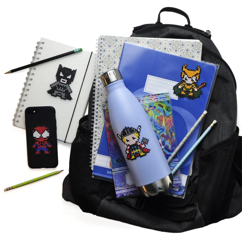 Diamond Painting Sticker Set - Superhelden