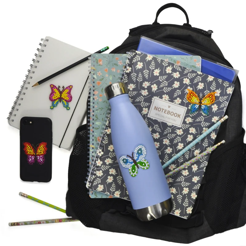 Diamond Painting Sticker Set - Schmetterlinge