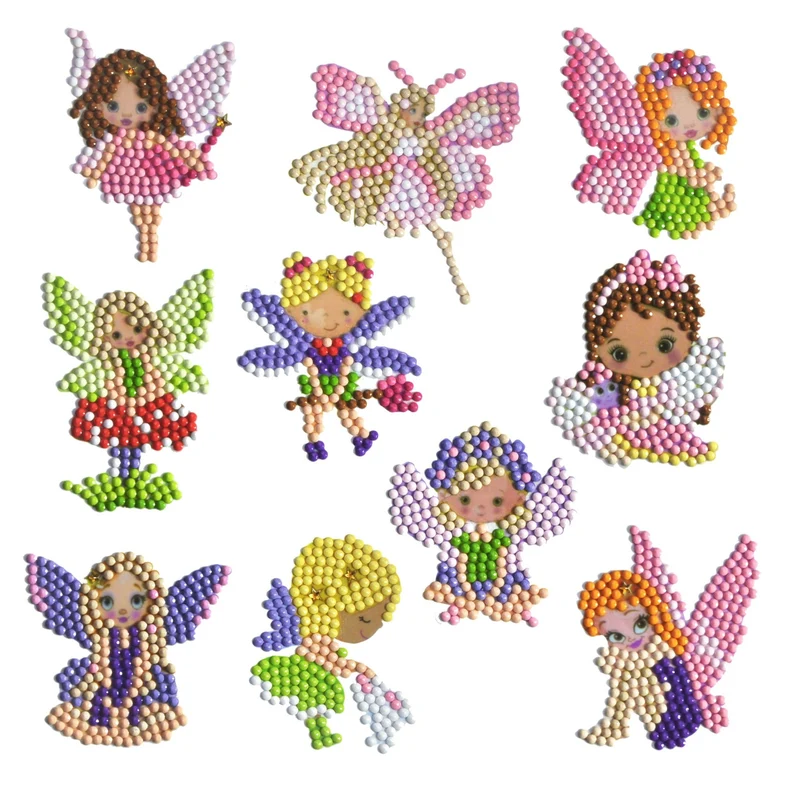 Diamond Painting Sticker Set - Feen Motive