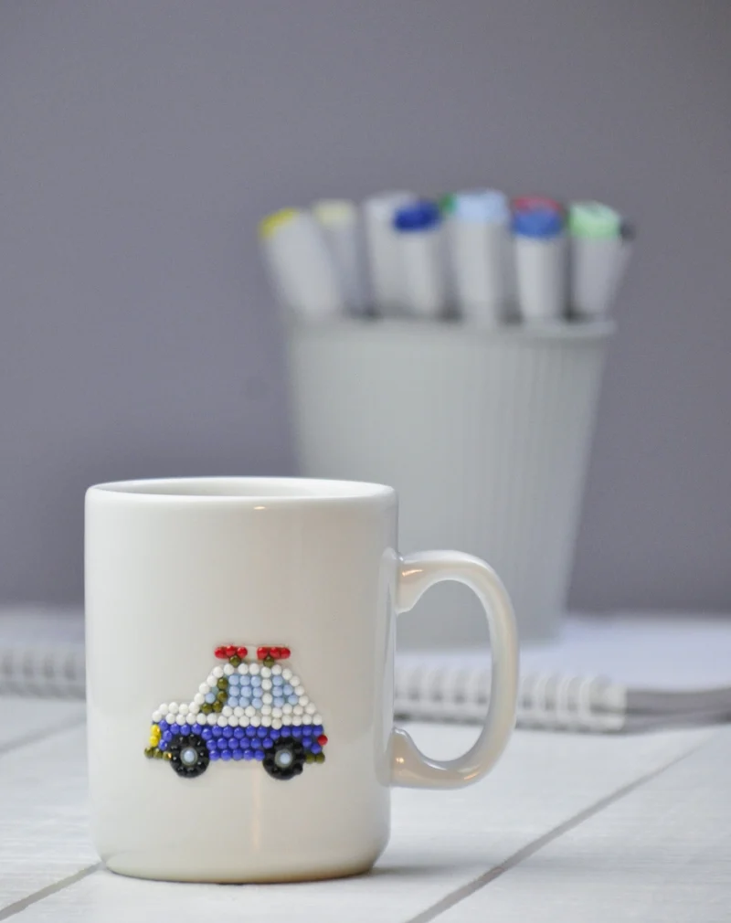 Diamond Painting Sticker Set - Autos und Busse