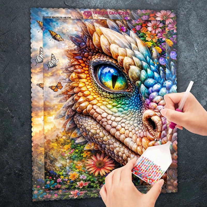 5D Diamond Painting – Prism Dragon