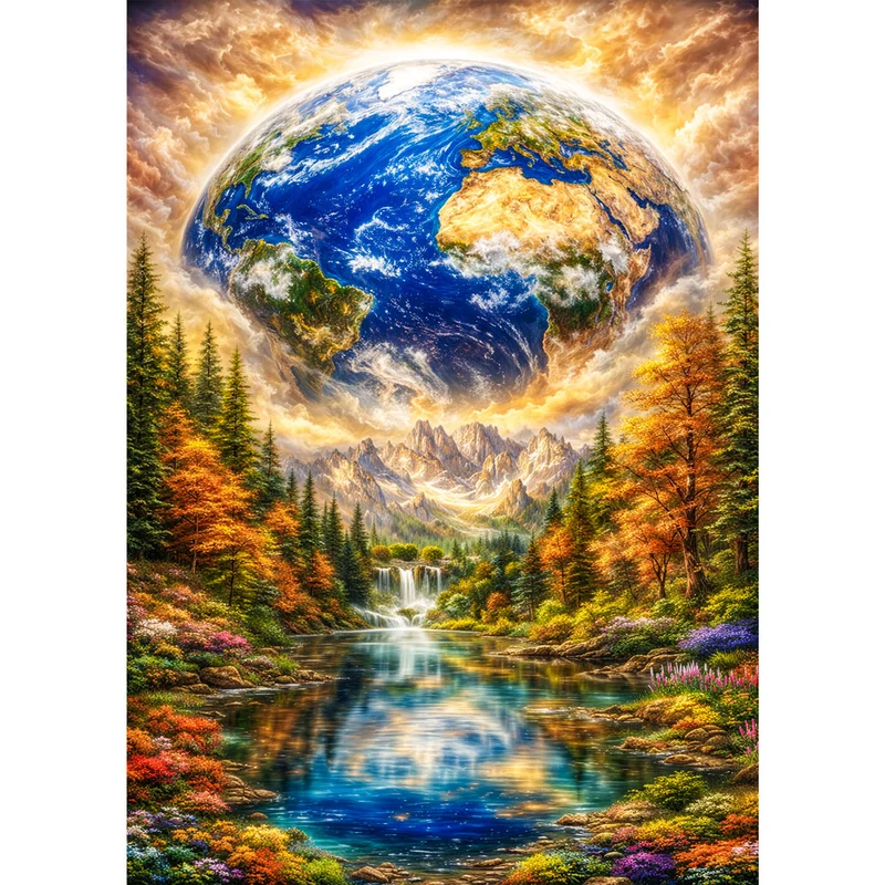 5D Diamond Painting – Mother Earth Harmony