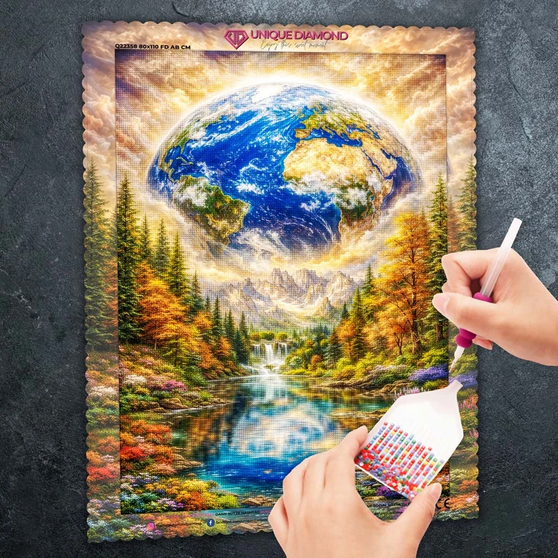 5D Diamond Painting – Mother Earth Harmony