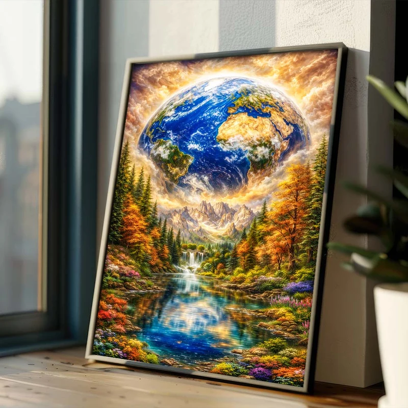 5D Diamond Painting – Mother Earth Harmony