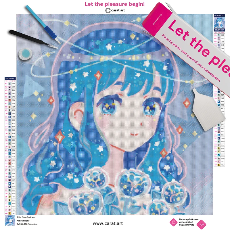 Diamond Painting - Hiroko - Star Goddess