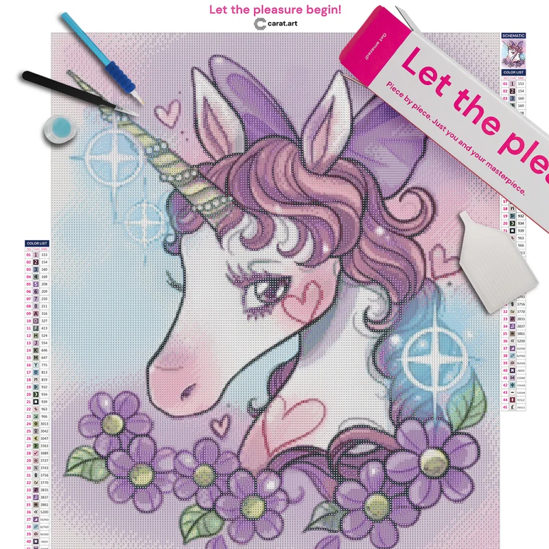 Diamond Painting - Feeble Ink - Unicorn Whisper