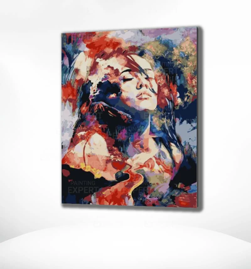Diamond Painting Bunte Frau