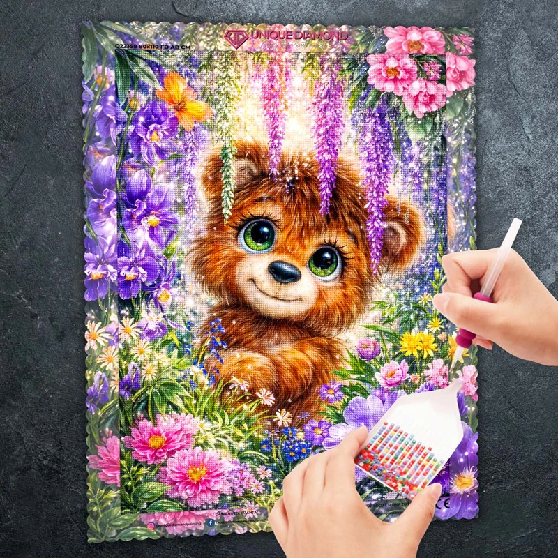 5D Diamond Painting – Enchanted Forest Bear