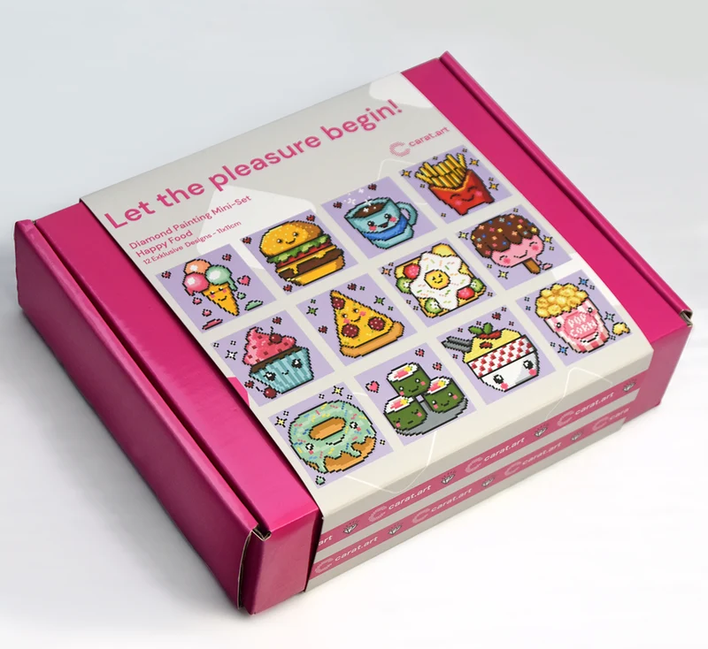 Diamond Painting - Carat Art Design - Mini Set Happy Food