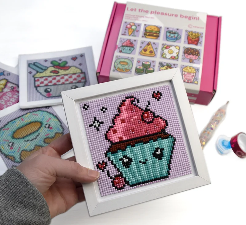 Diamond Painting - Carat Art Design - Mini Set Happy Food