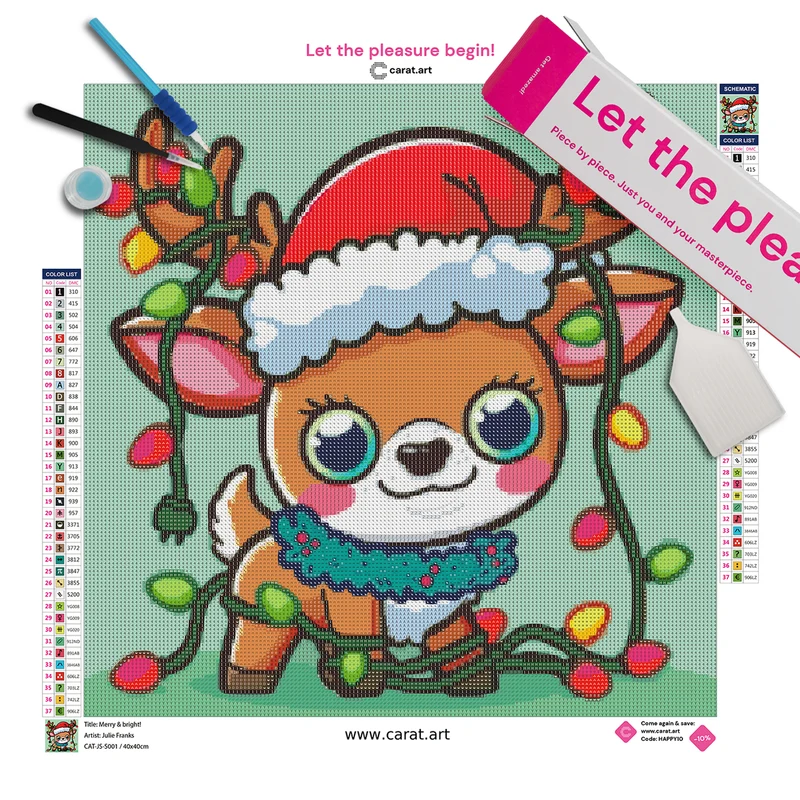 Diamond Painting - Julie Franks - Merry & bright!