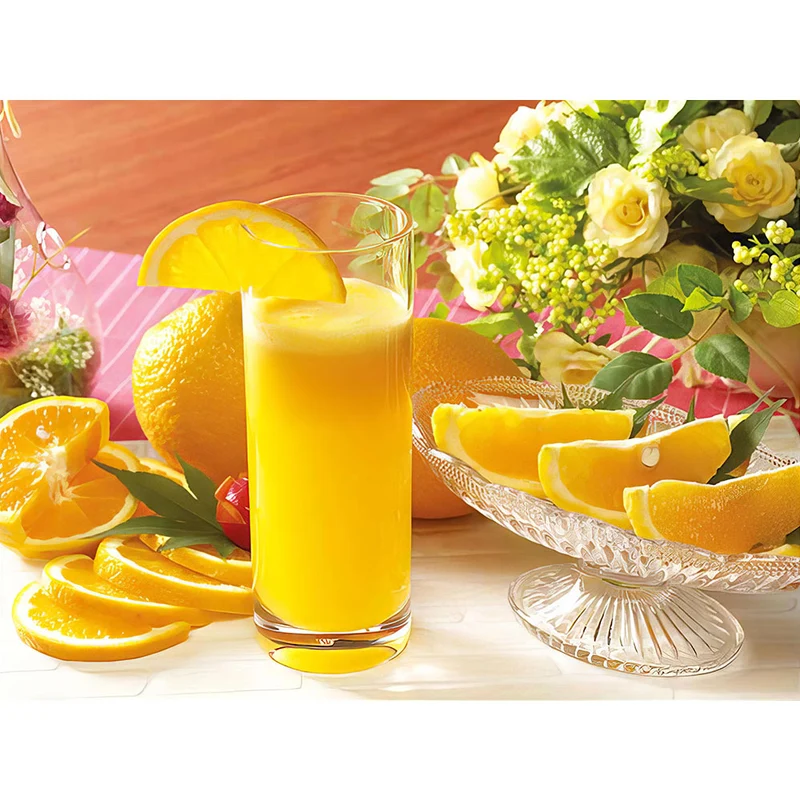 5D Diamond Painting – Orangensaft Küchenmotiv