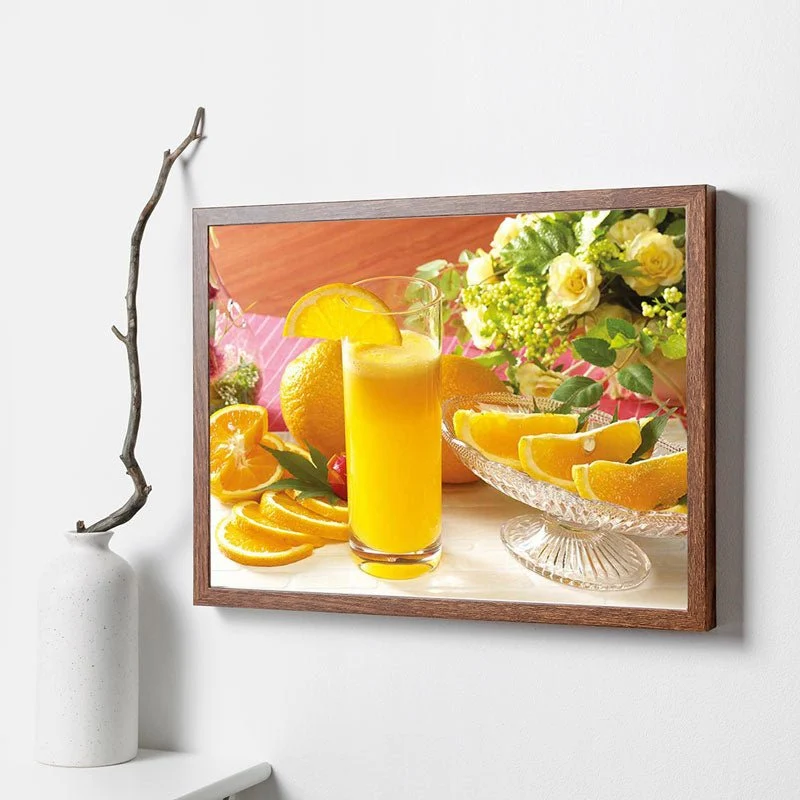 5D Diamond Painting – Orangensaft Küchenmotiv