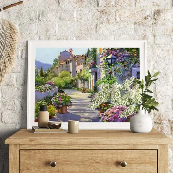 5D Diamond Painting – Blumenweg