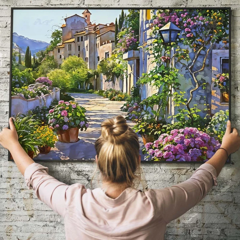 5D Diamond Painting – Blumenweg