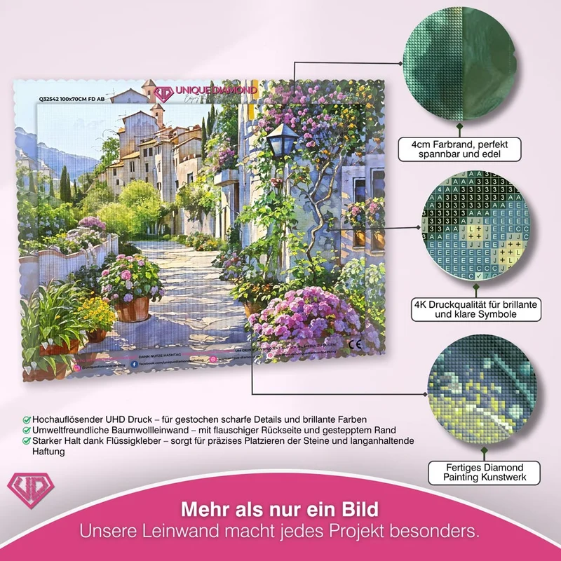5D Diamond Painting – Blumenweg