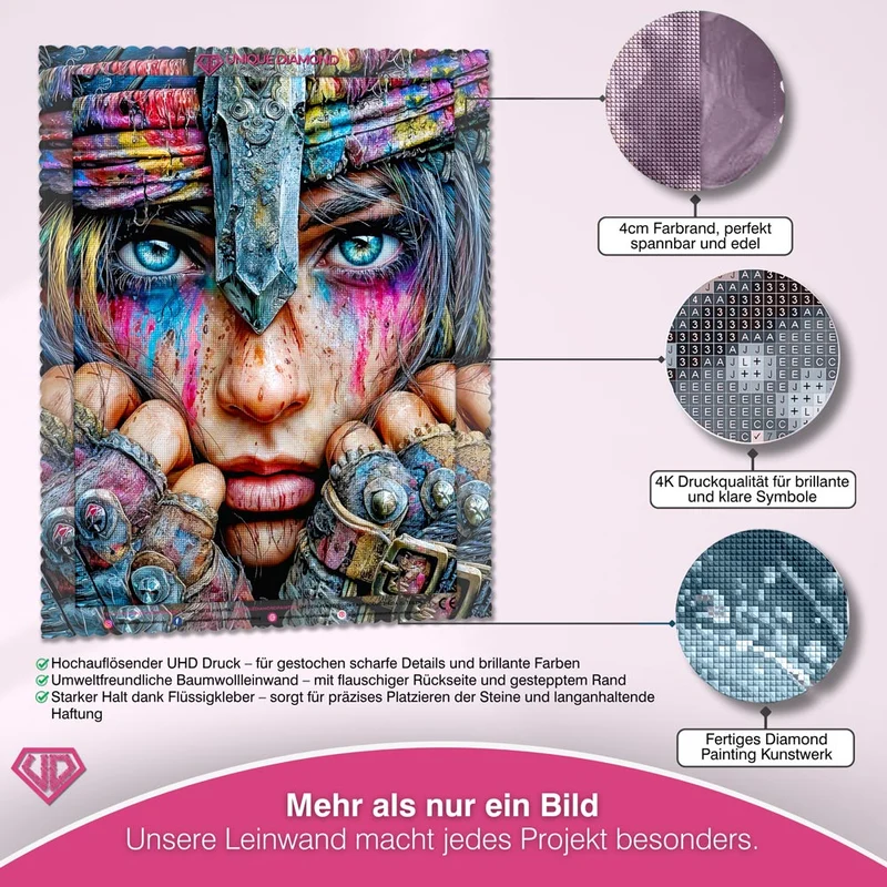 5D Diamond Painting – Tears of the Warrior