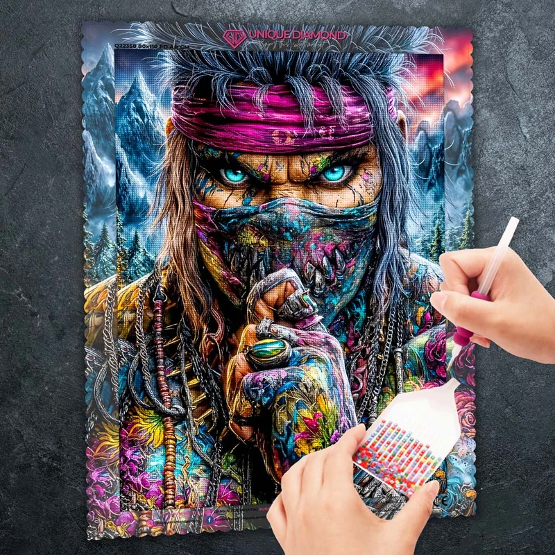 5D Diamond Painting – Savage Bloom
