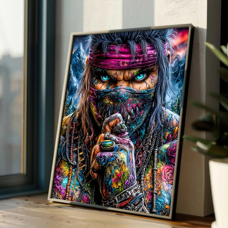 5D Diamond Painting – Savage Bloom