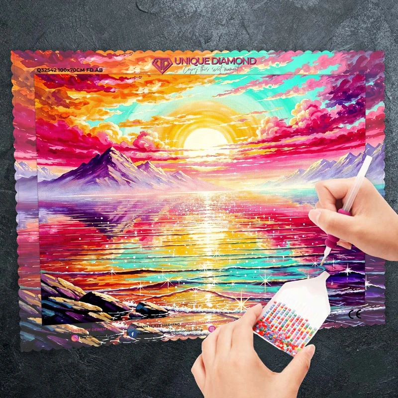 5D Diamond Painting – Spectrum Sunset