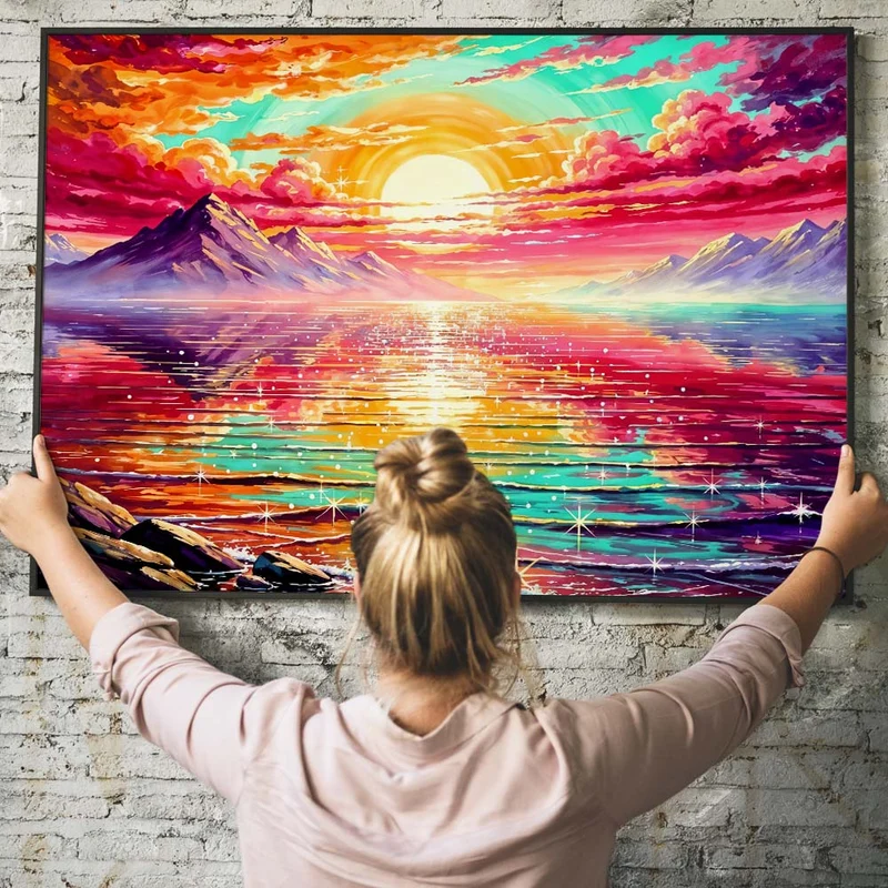 5D Diamond Painting – Spectrum Sunset