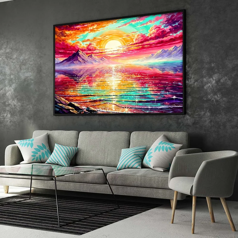 5D Diamond Painting – Spectrum Sunset