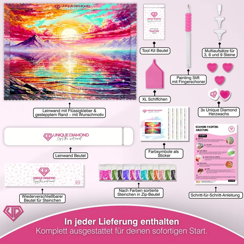 5D Diamond Painting – Spectrum Sunset