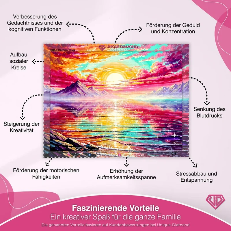 5D Diamond Painting – Spectrum Sunset