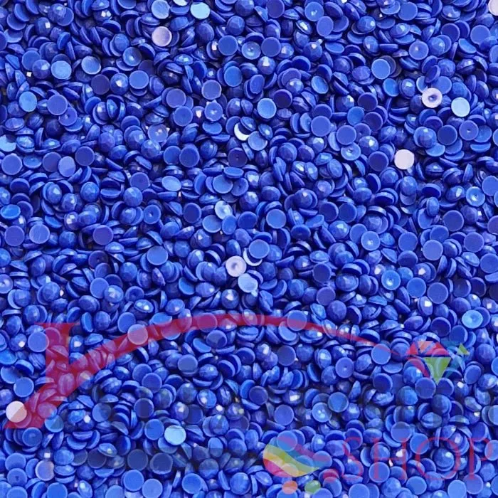 DMC 797 Royal Blue - runde Steine - Diamond Painting