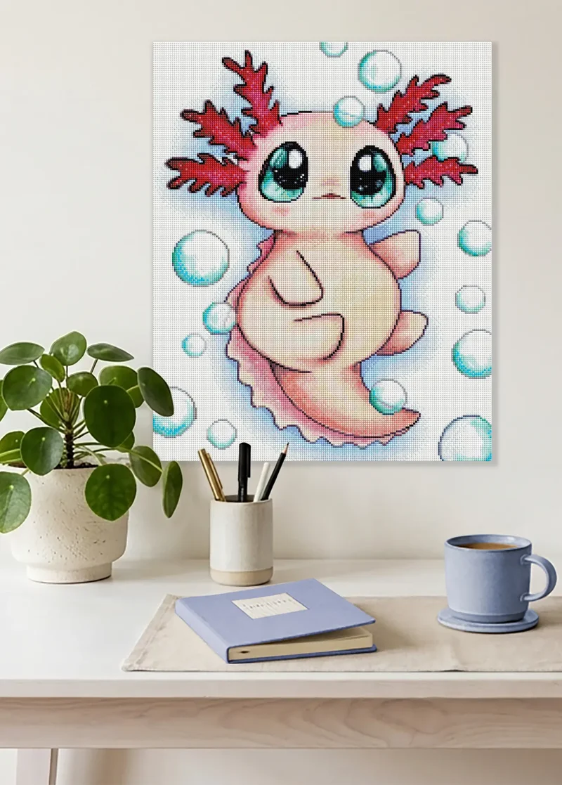 Diamond Painting - Yvonne Phillips - Axolotya