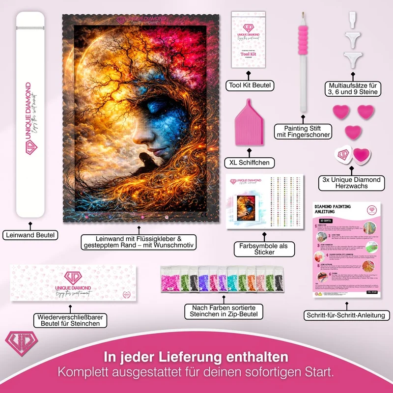 5D Diamond Painting – Whispering Cosmos