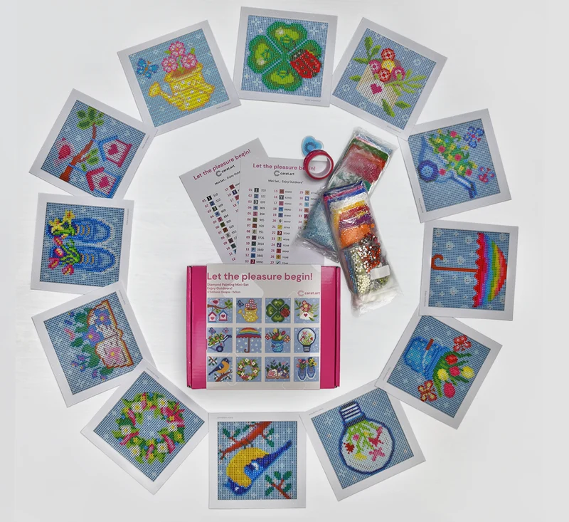 Diamond Painting - Carat Art Design - Mini Set Enjoy Outdoors!