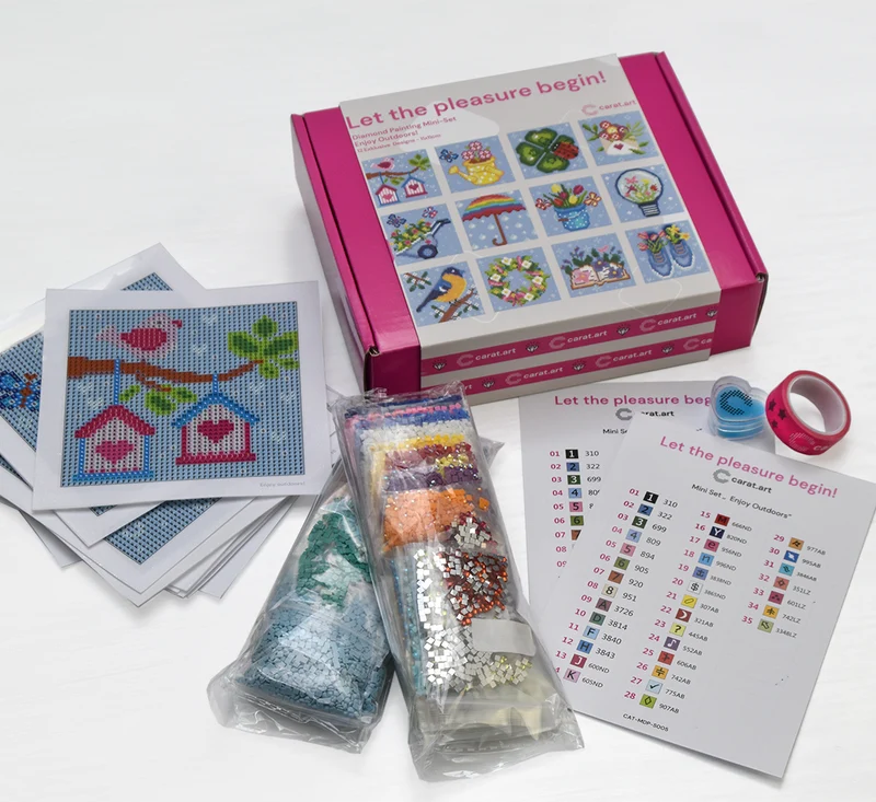 Diamond Painting - Carat Art Design - Mini Set Enjoy Outdoors!