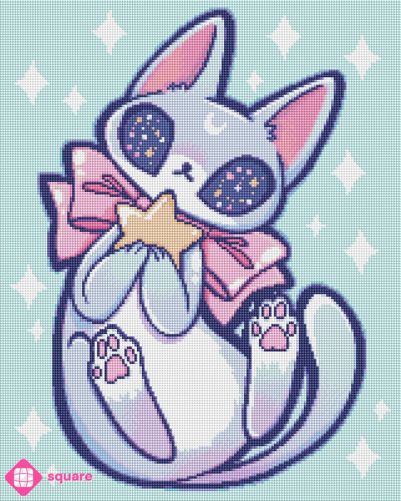 Diamond Painting - Mahou.Shoujo - Cosmic Cat