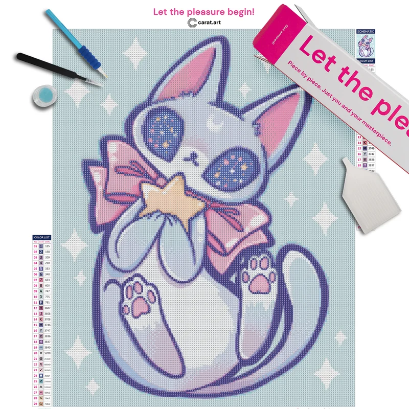 Diamond Painting - Mahou.Shoujo - Cosmic Cat