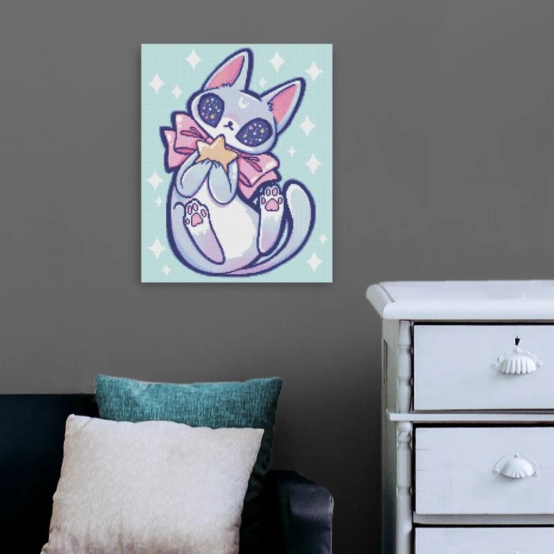 Diamond Painting - Mahou.Shoujo - Cosmic Cat