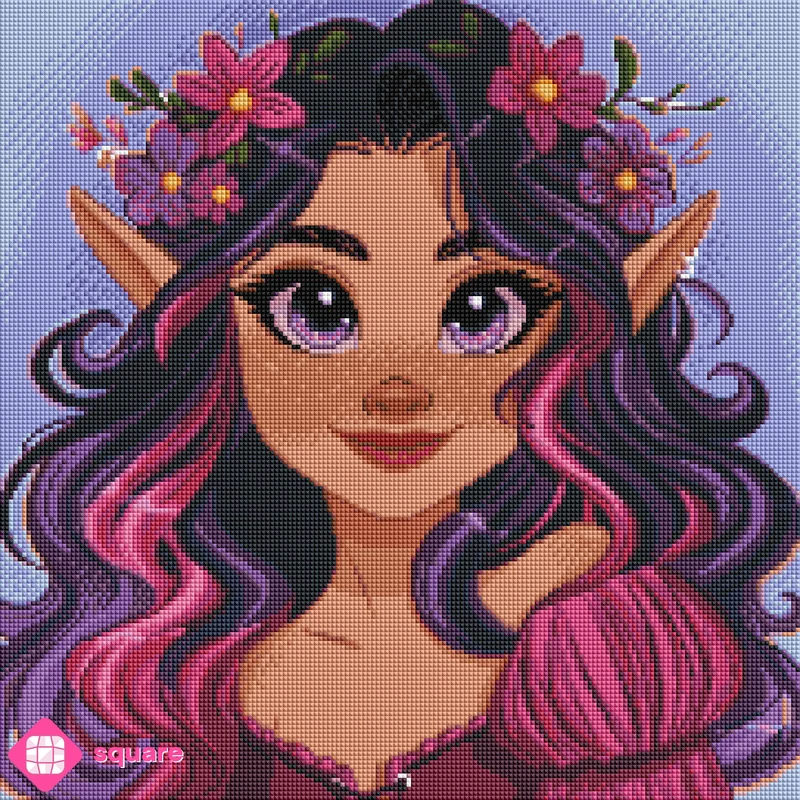 Diamond Painting - Snd création - Violetta