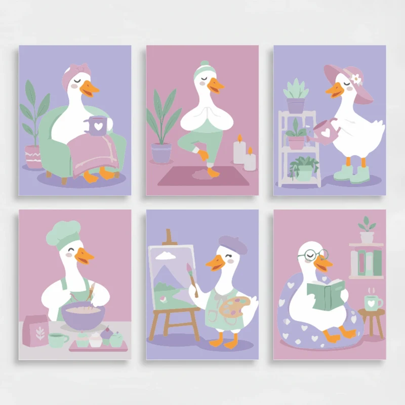 Cozy Goose Lifestyle - Mini Paint by Numbers Set