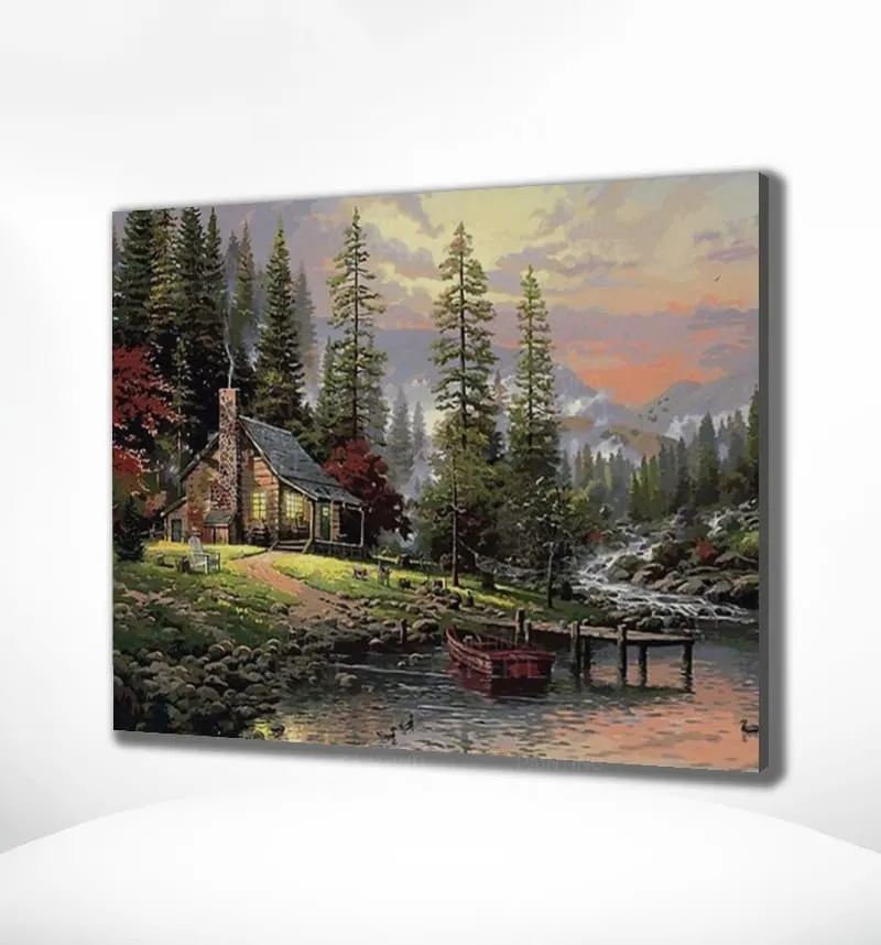 Diamond Painting Tannenbäume