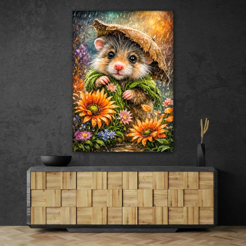 5D Diamond Painting – Little Rain Mouse