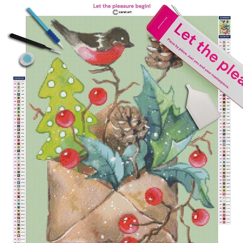 Diamond Painting - Anna Petunova - Festive envelope