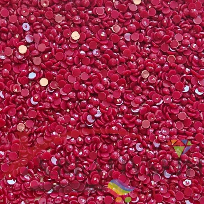 DMC 816 Garnet - runde Steine - Diamond Painting
