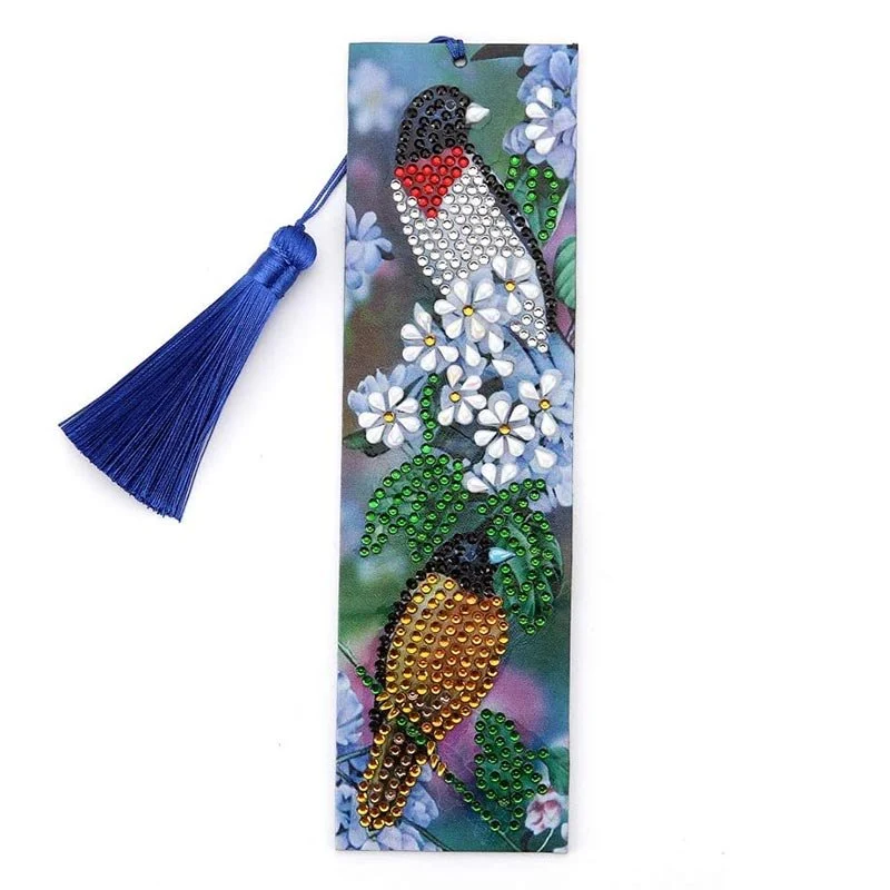 Diamond Painting Lesezeichen Vogel