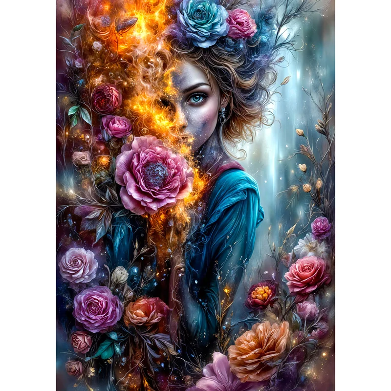 5D Diamond Painting – Flame of Grace