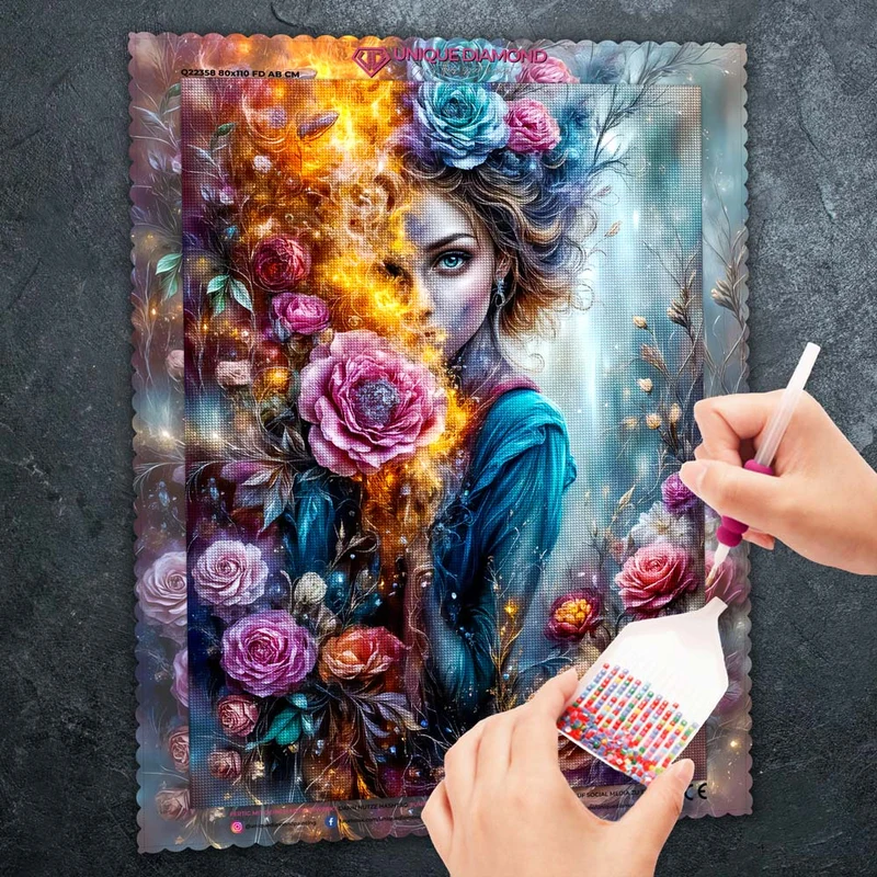 5D Diamond Painting – Flame of Grace