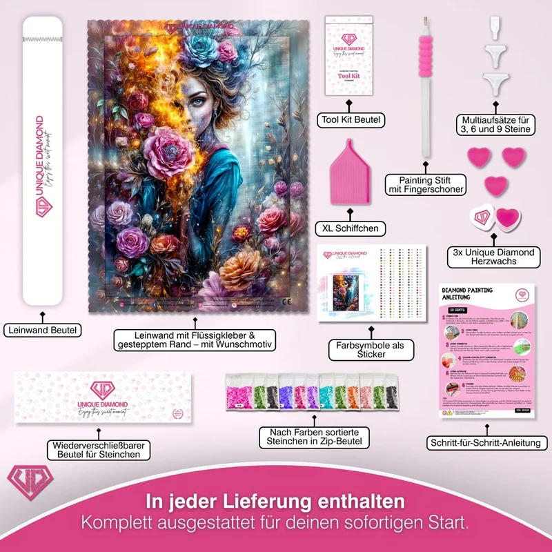 5D Diamond Painting – Flame of Grace