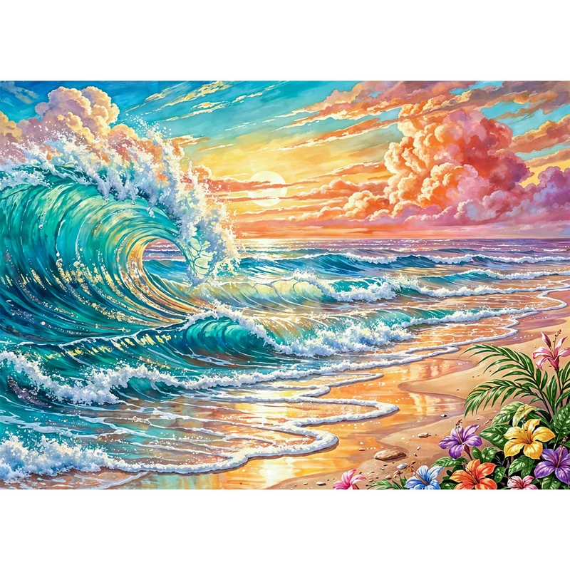 5D Diamond Painting – Magie der Welle