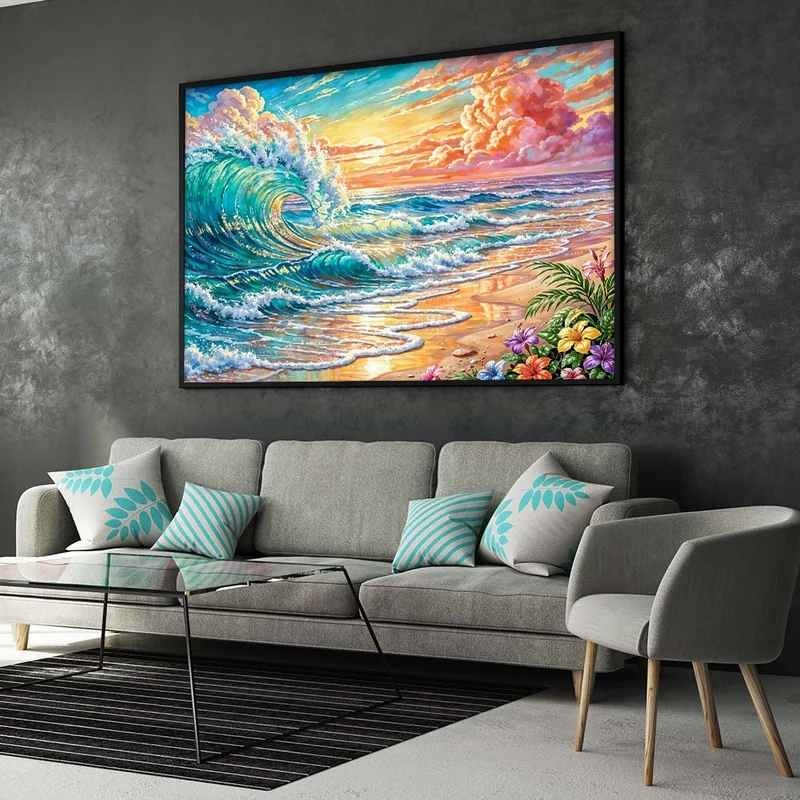 5D Diamond Painting – Magie der Welle