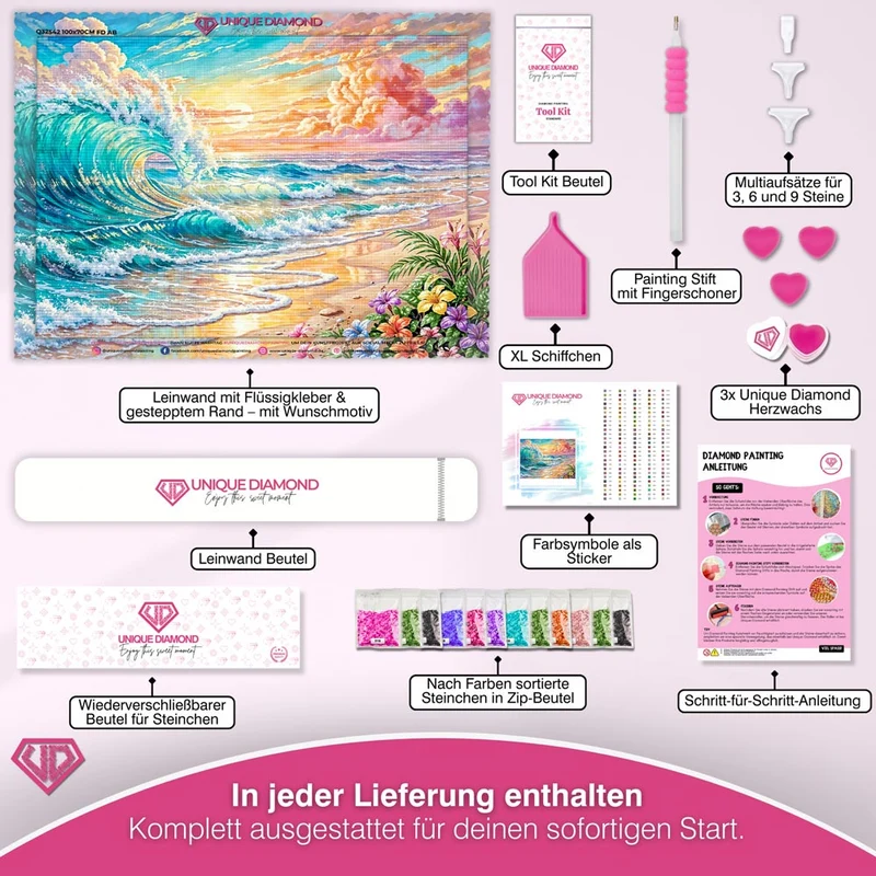 5D Diamond Painting – Magie der Welle